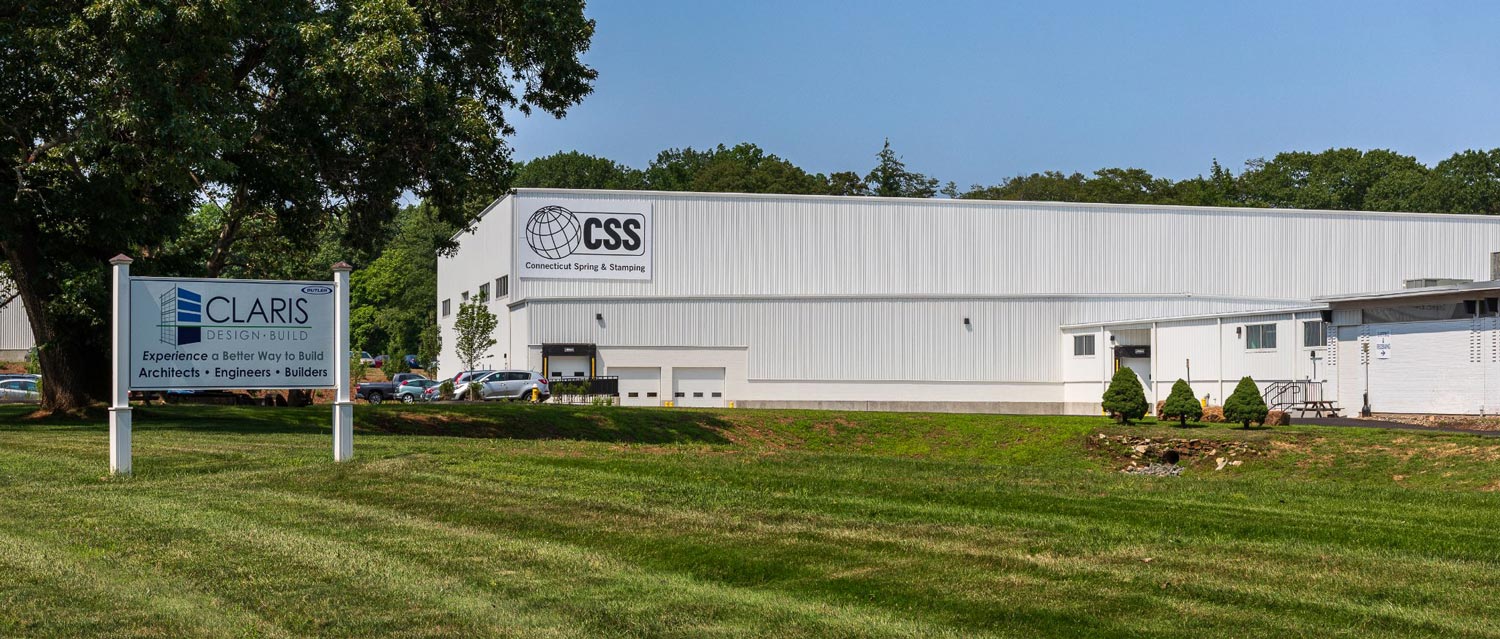 Claris Design•Build Partners with Connecticut Spring & Stamping for a Revolutionary Metal Solutions Facility
